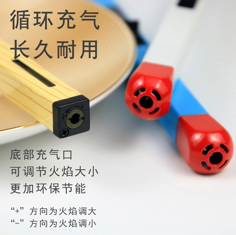 Oversized Refillable Metal Matchstick Lighter