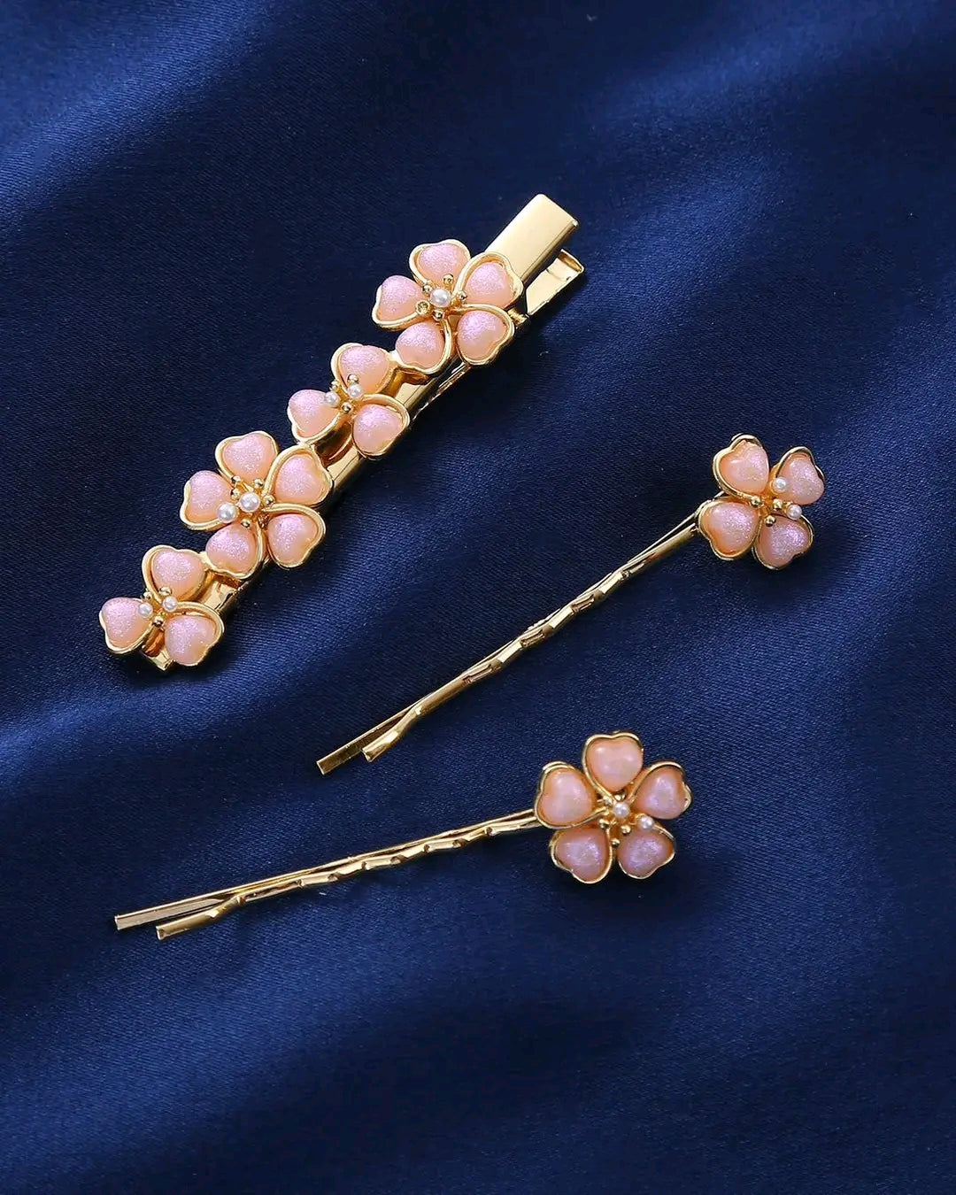 When Life Gives You Tangerines Hair Clip Set