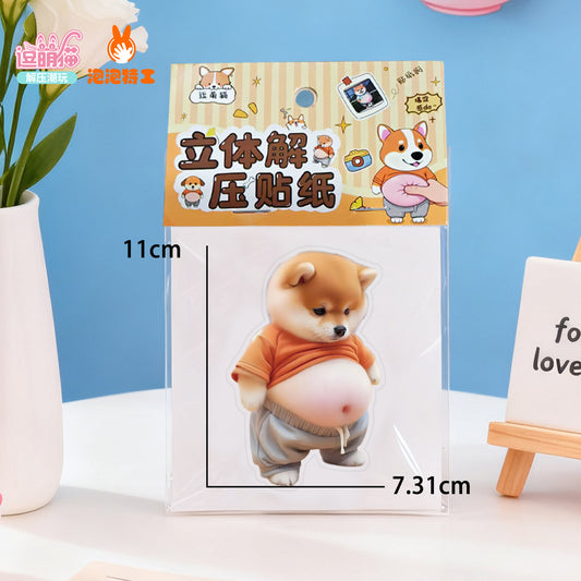 Dog Belly Sticker 2pcs