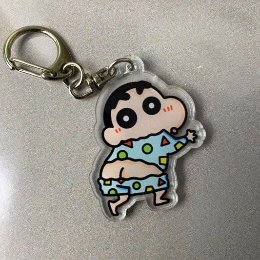 Pacha Bahir Kora Shinchan Keychain 2pcs Pre-Order