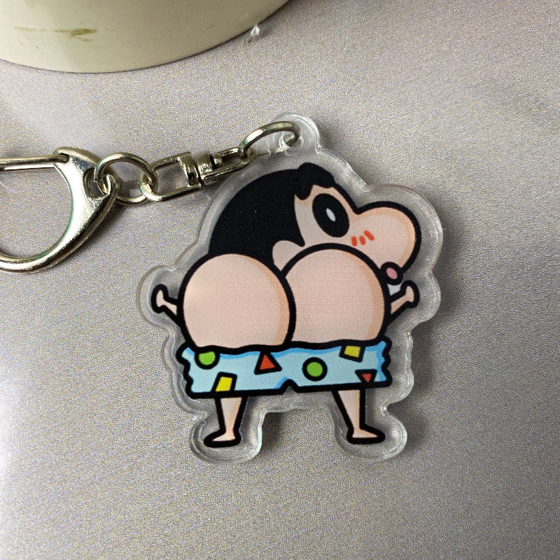 Pacha Bahir Kora Shinchan Keychain 2pcs