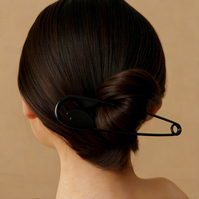 Safety Pin Style Hair Clip