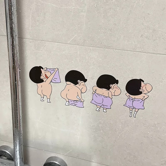 8 Pcs Shinchan Pacha Stickers