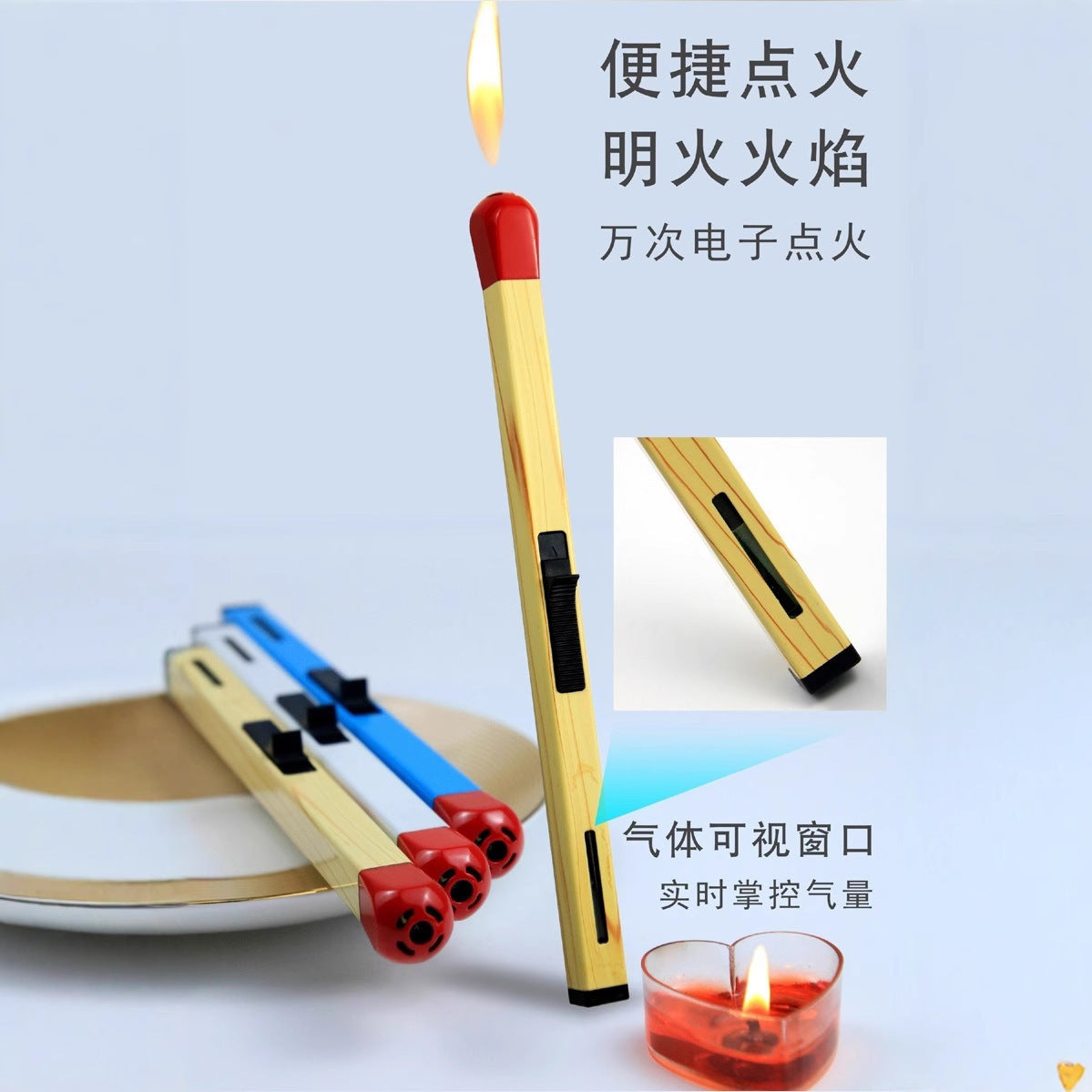 Oversized Refillable Metal Matchstick Lighter Pre Order