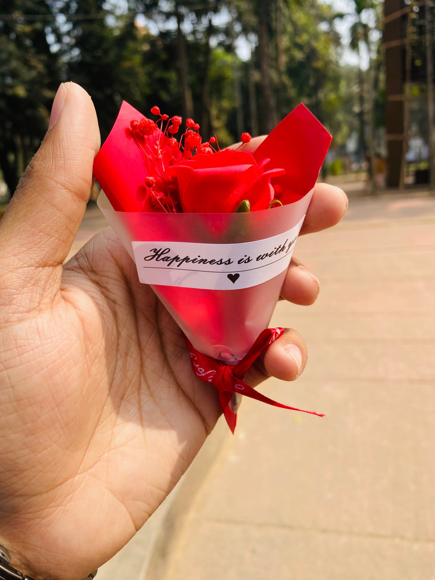 2 Pcs Mini Dry Flower Bouquet Combo