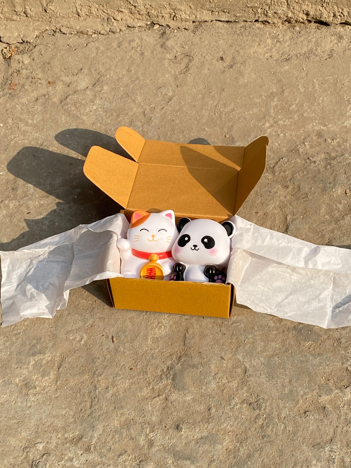 Soft Lighting Colour Changing Panda & Cat Combo