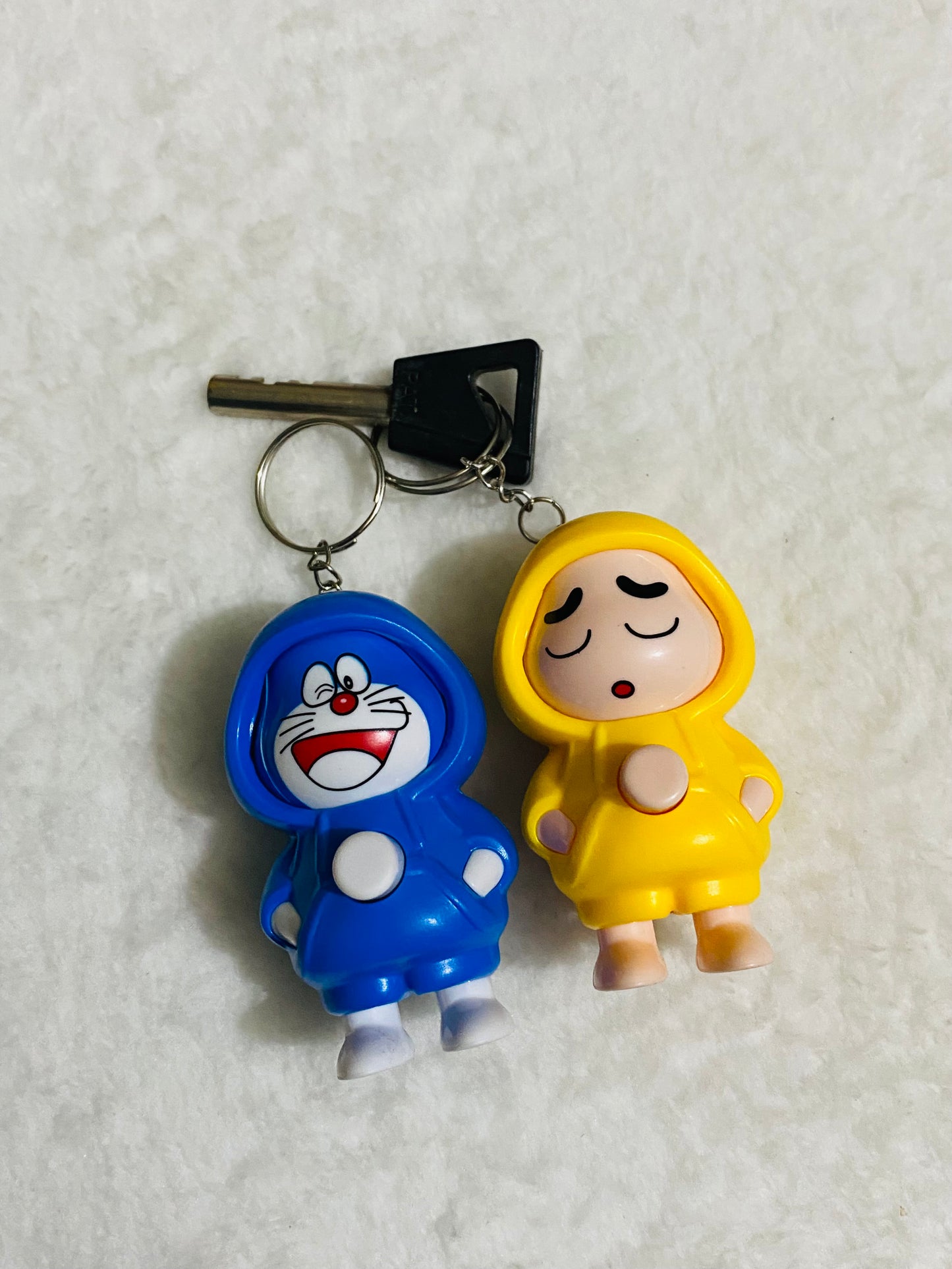 Doraemon & Shinchan Mood Changing Keychains
