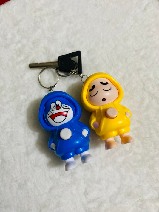 Doraemon & Shinchan Mood Changing Keychains