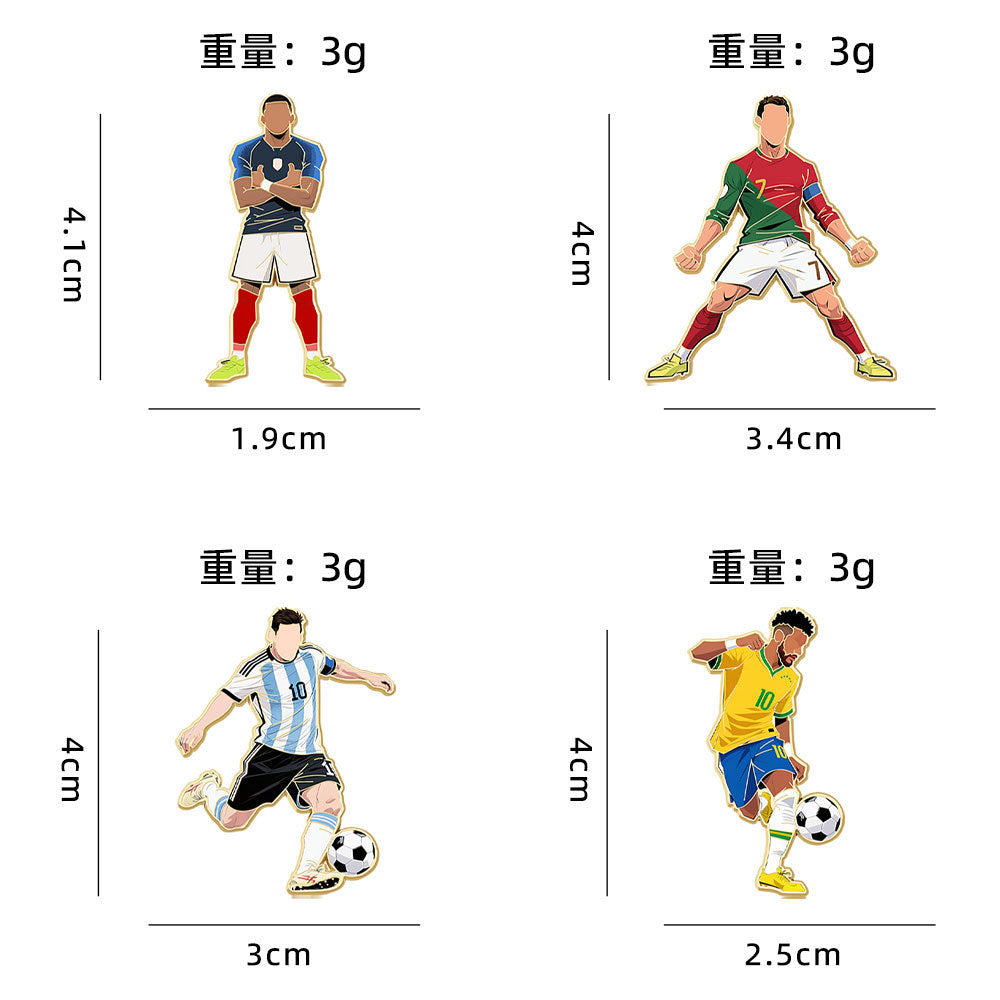 Football Players Brooch Pre Order