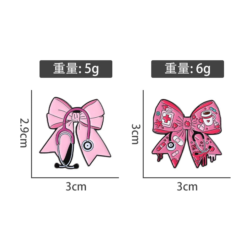 Two Pcs Pookie Medico Brooch