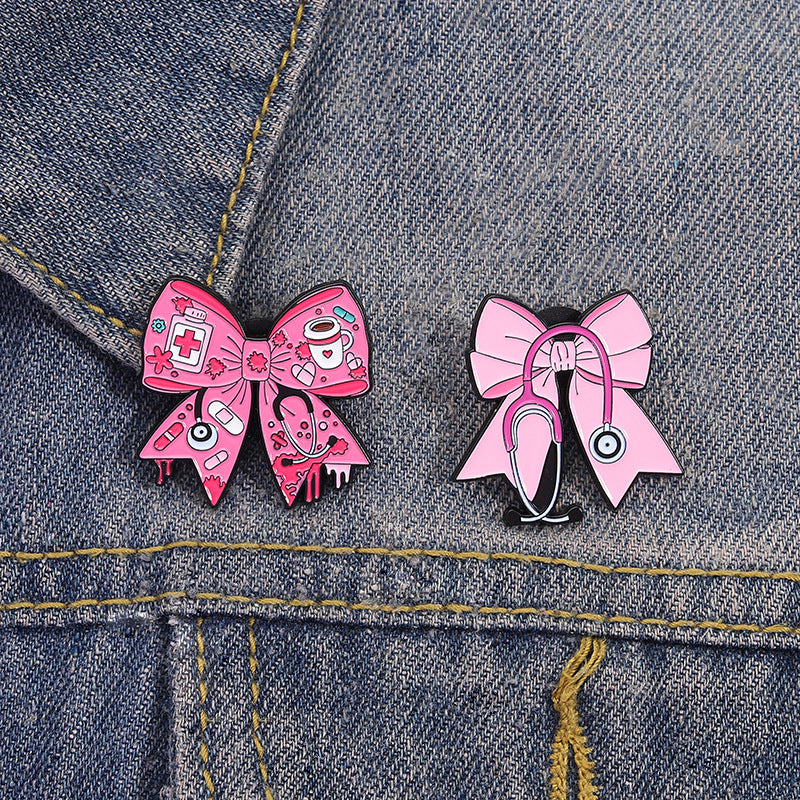 Two Pcs Pookie Medico Brooch